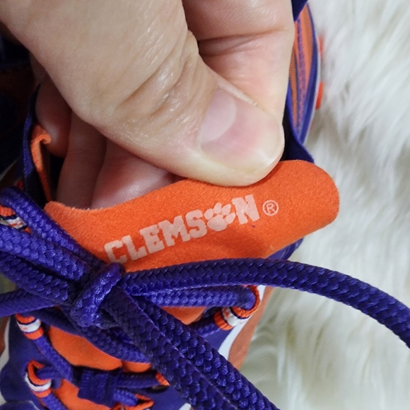 Nike Clemson Orange and Purple Athletic Shoes - Picture 3 of 7